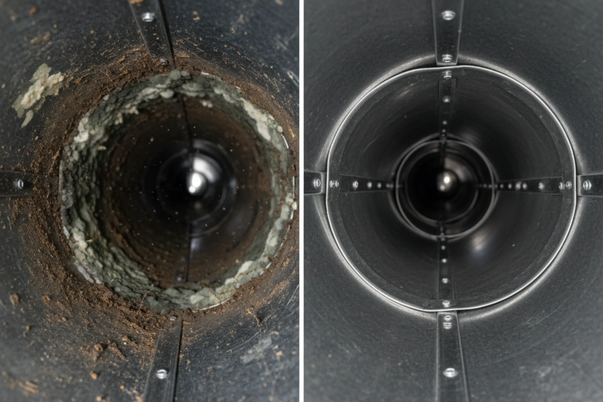 Commercial Air Duct Mold Cleaning Project