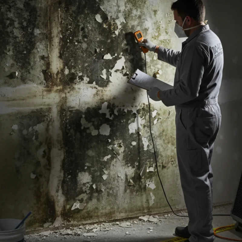 Aonther mold inspection in West Palm Beach by MoldBuster.