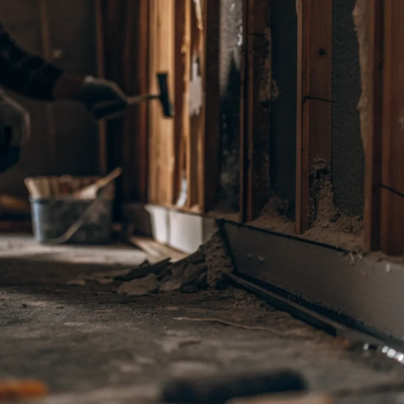 mold remediation of a large-sized basement.